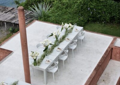 rooftop dining anzan table lake atitlan