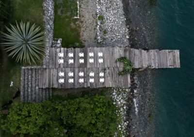 wedding on the lakeshore, lake atitlan guatemala